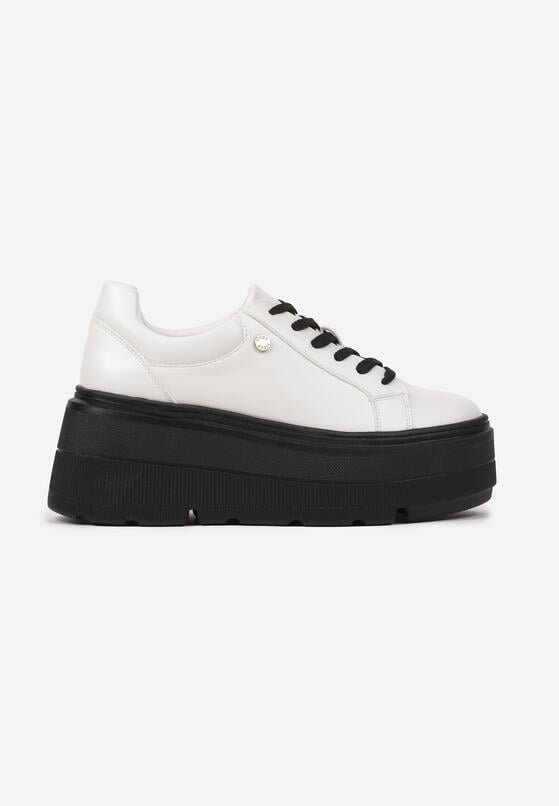 Sneakers Alb cu negru 4