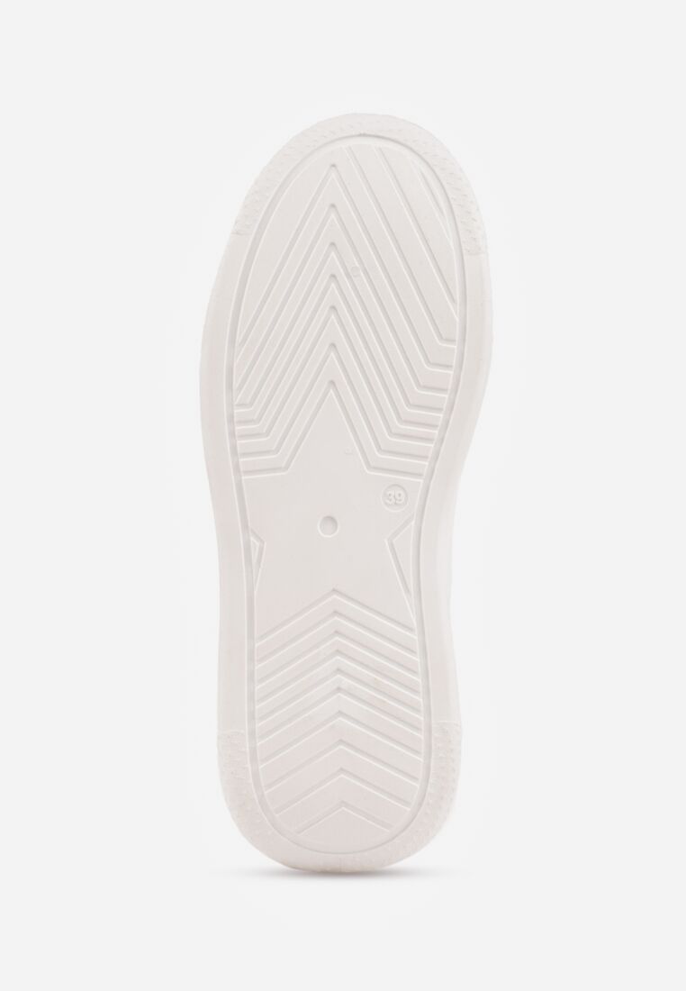 Biało-Czarne Sneakersy Vices na Grubej Podeszwie Ozdobione Gwiazdką Fenalia 8