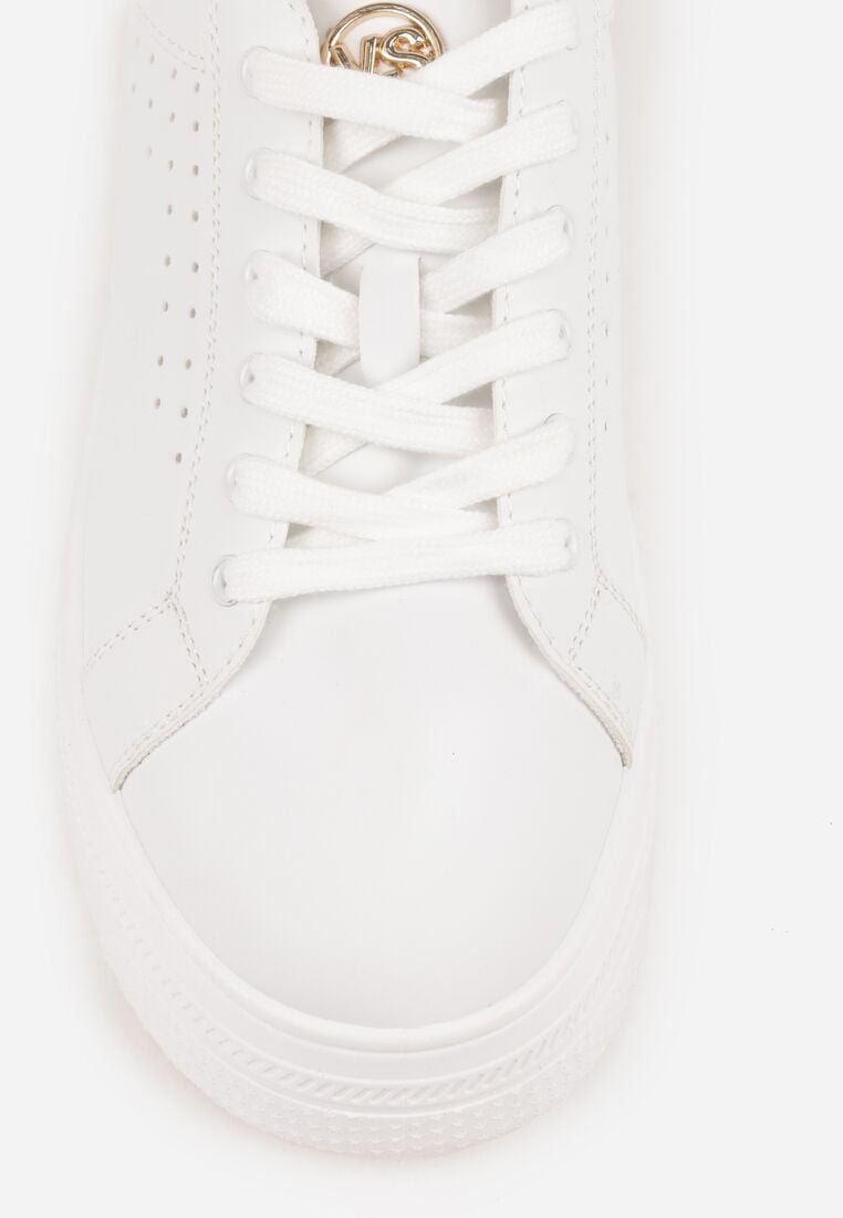Sneakers Alb cu auriu 9