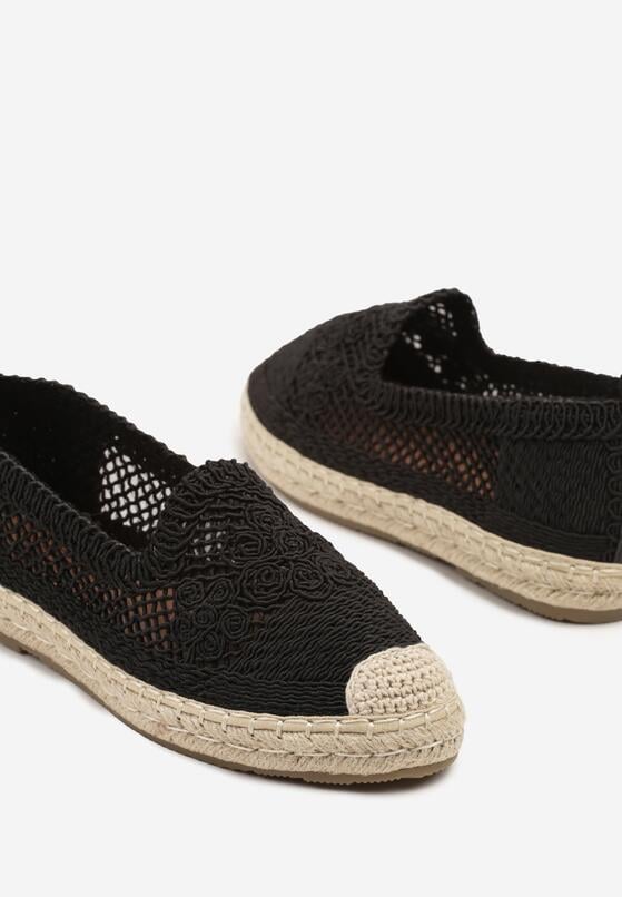 Fekete Espadrilles 6