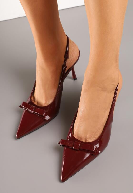 Pantofi stiletto Bordo 3