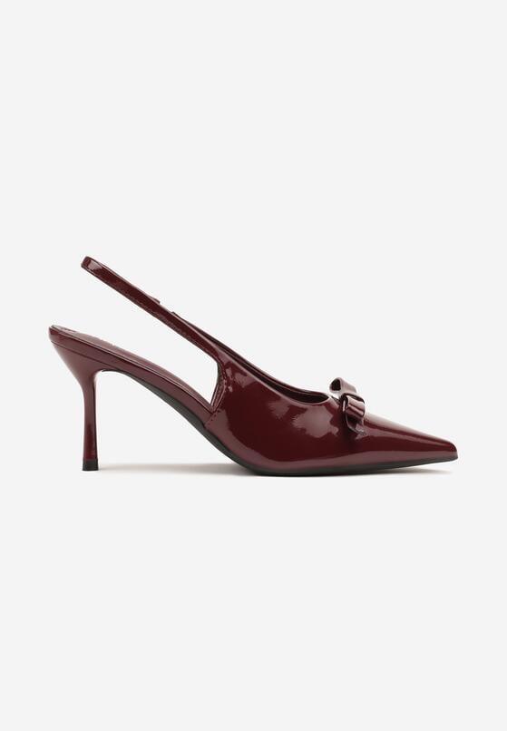 Pantofi stiletto Bordo 4