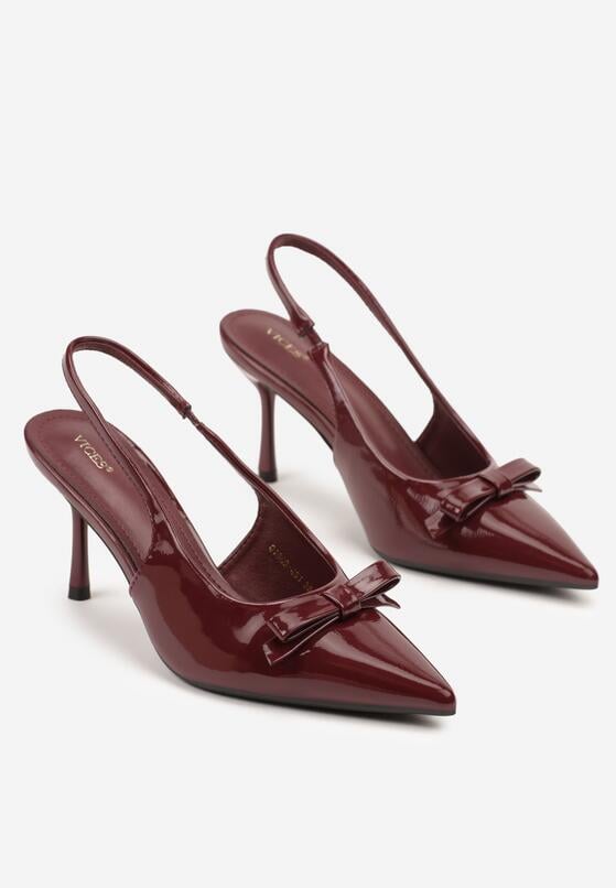 Pantofi stiletto Bordo 5