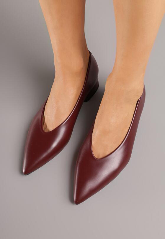 Pantofi cu toc Bordo 3