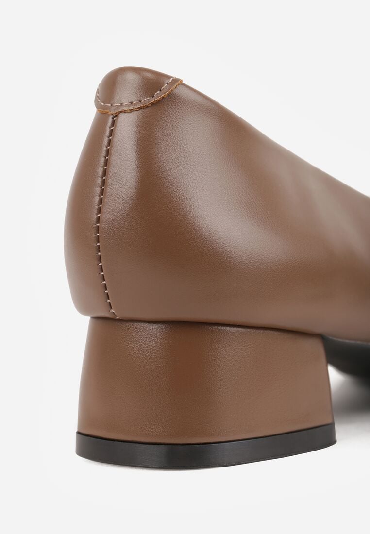 Pantofi cu toc Bej 9