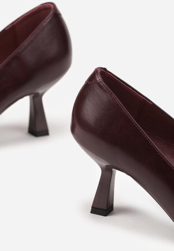 Pantofi cu toc Bordo 6