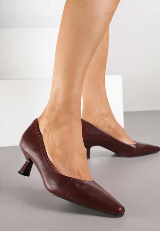 Pantofi cu toc Bordo 3