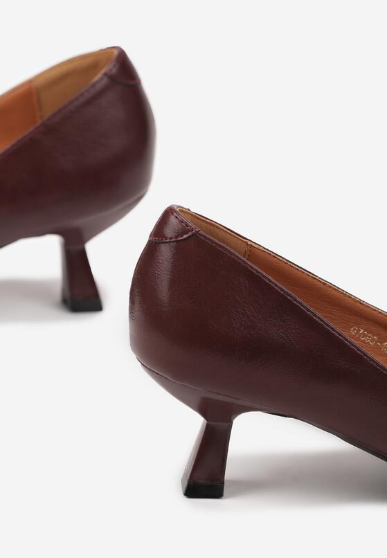 Pantofi cu toc Bordo 6