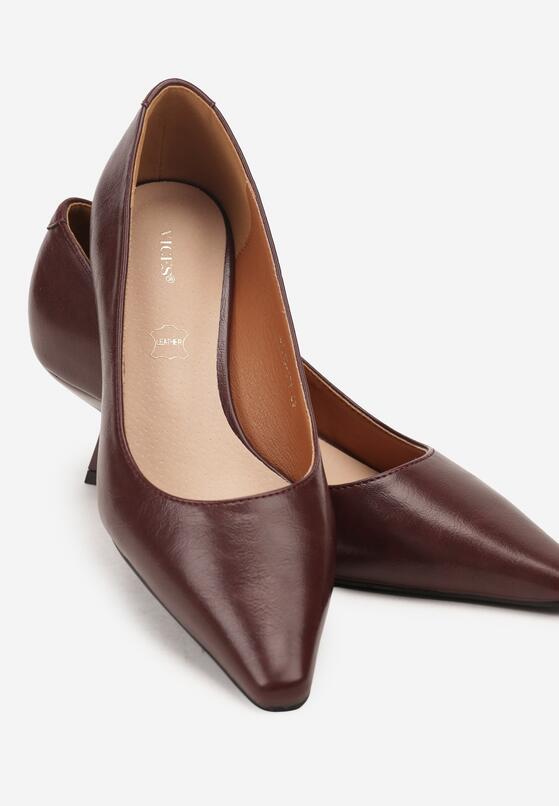Pantofi cu toc Bordo 7