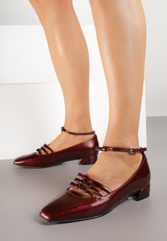 Pantofi cu toc Bordo 2