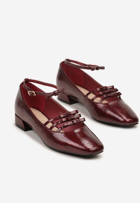 Pantofi cu toc Bordo 5