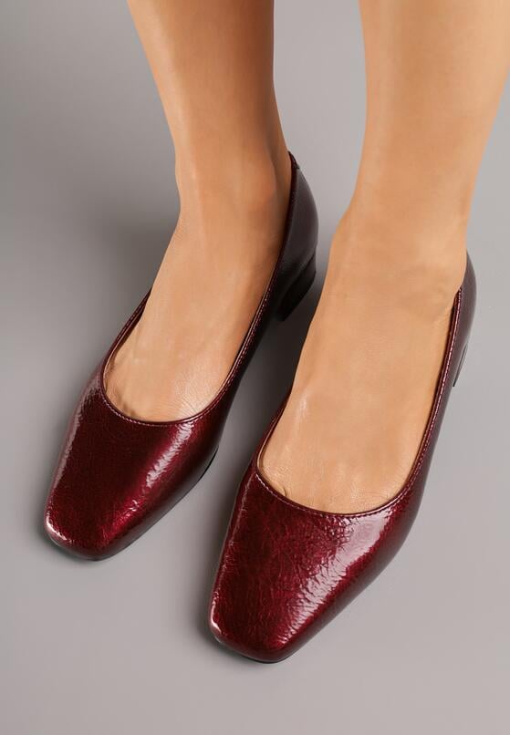 Pantofi cu toc Bordo 3