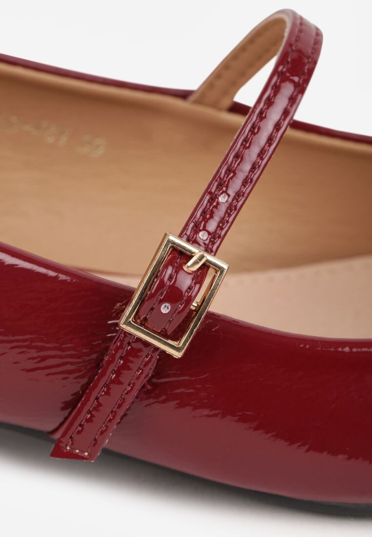 Pantofi cu toc Bordo 8