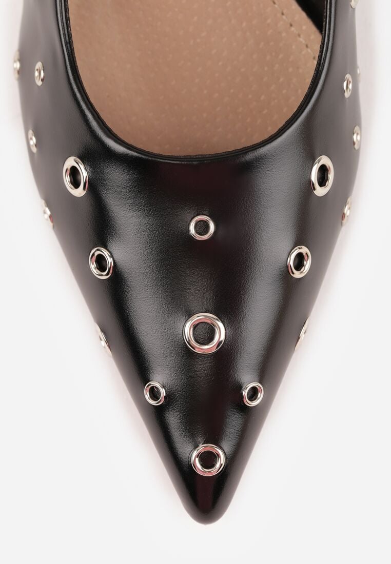 Pantofi cu toc Negri 8