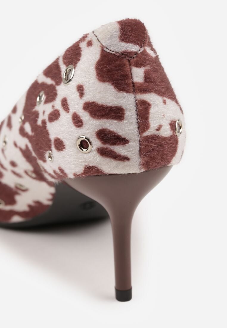 Pantofi cu toc Negru cu alb 9