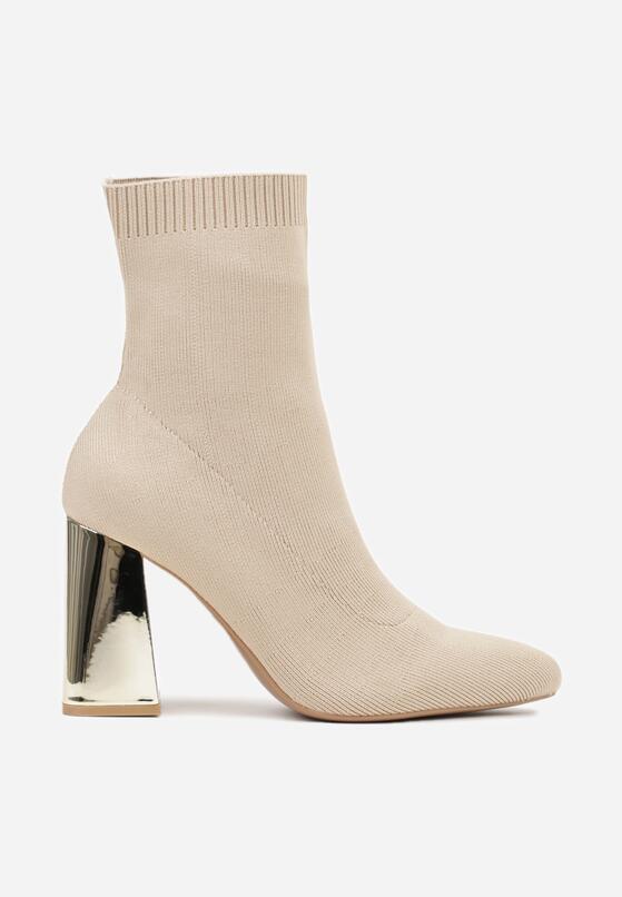 Botine Bej închis 4