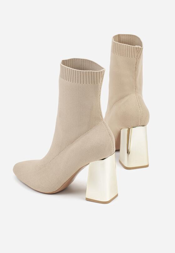 Botine Bej închis 6