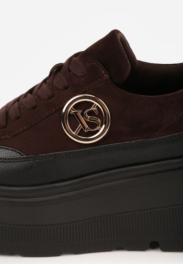 Sneakers Negru cu maro 8