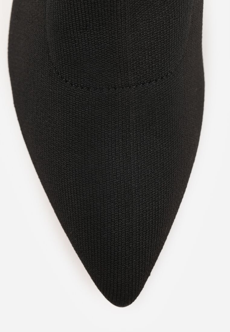 Botine Negru cu argintiu 8