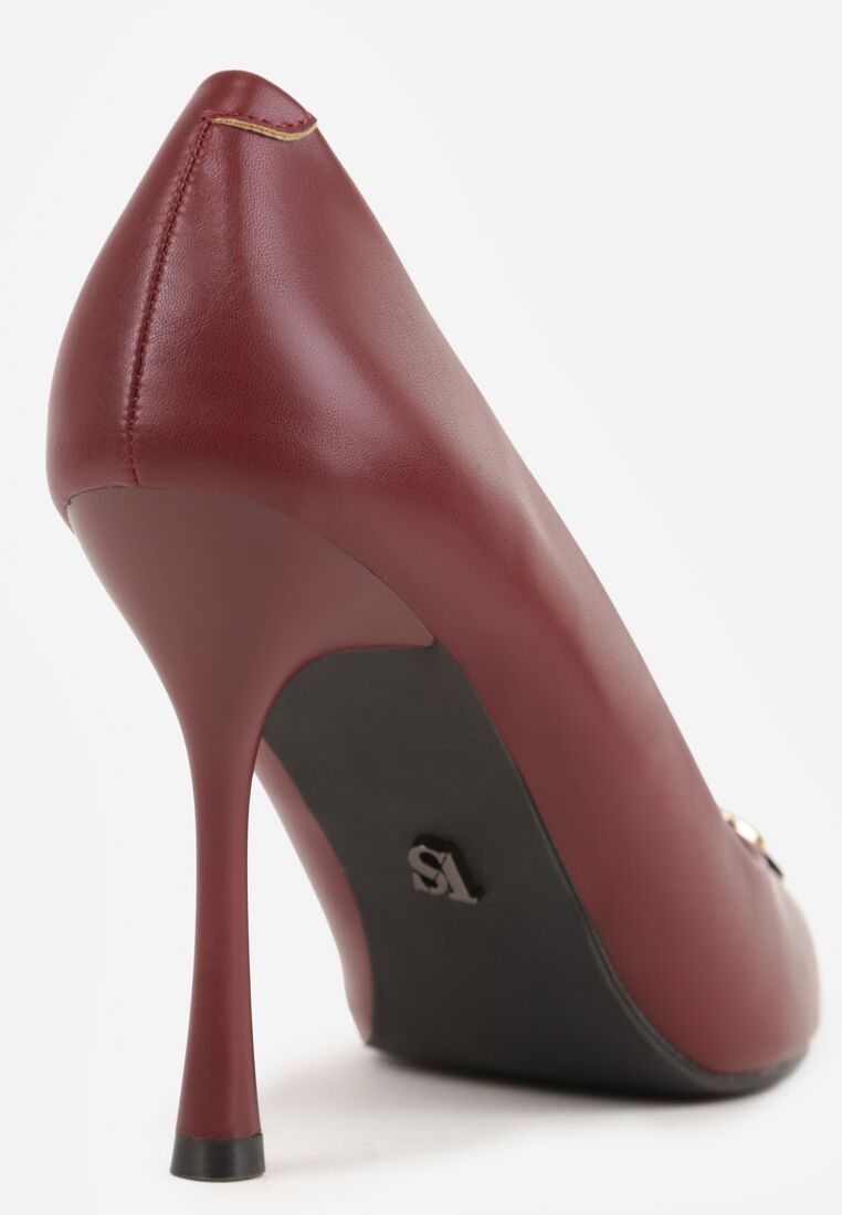Pantofi stiletto Bordo 10