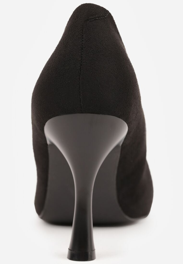 Czarne Szpilki Vices ze Skórzaną Wkładką Dandre 9