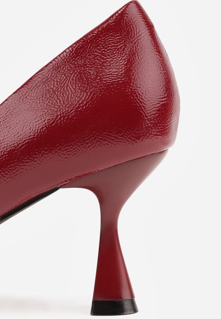 Pantofi cu toc Bordo 9