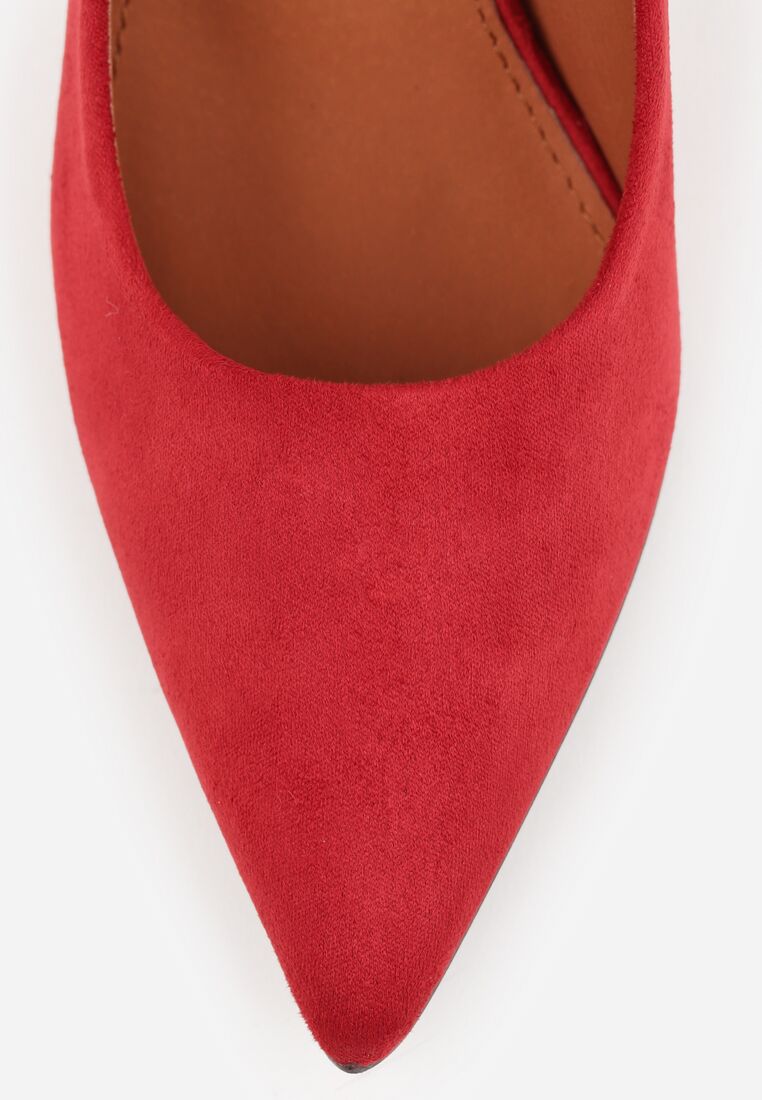 Czerwone Szpilki Vices ze Skórzaną Wkładką Afurriva 8