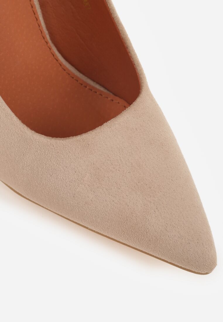 Pantofi cu toc Bej închis 8
