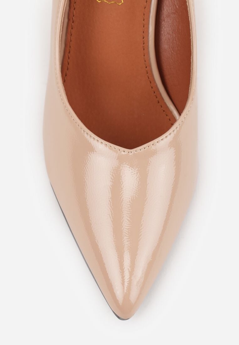 Pantofi cu toc Bej 9