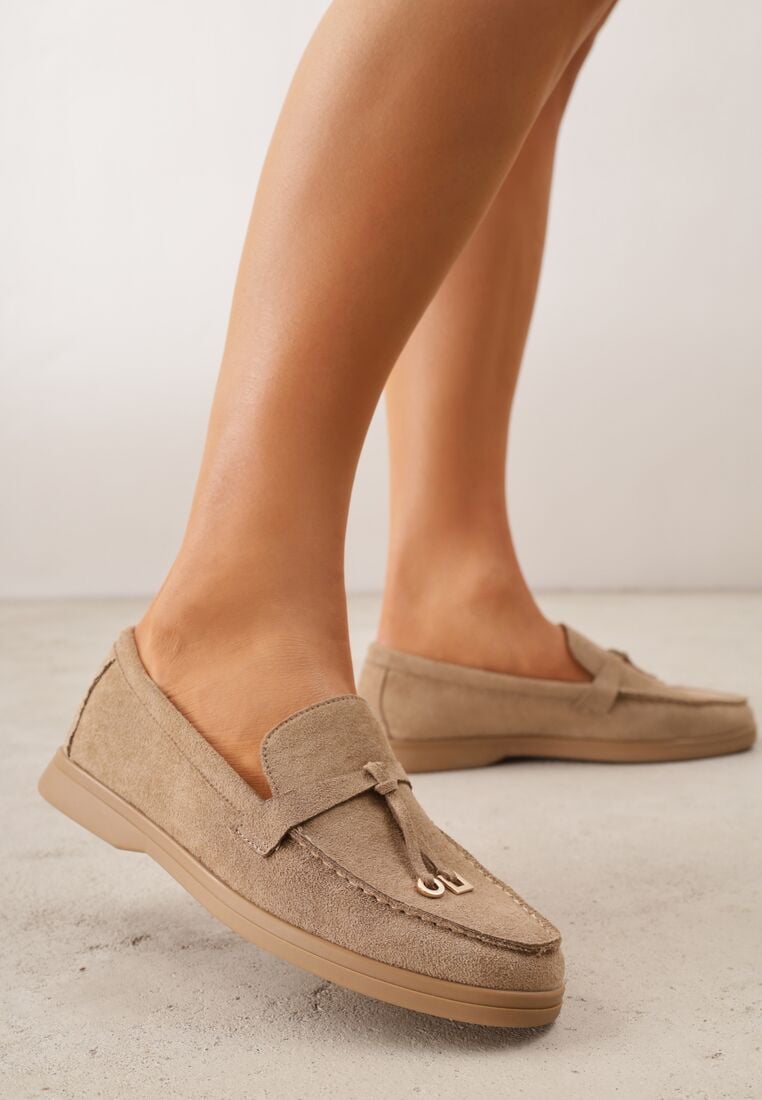 Mocasini Bej închis 1