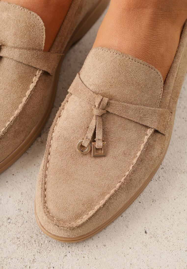Mocasini Bej închis 3