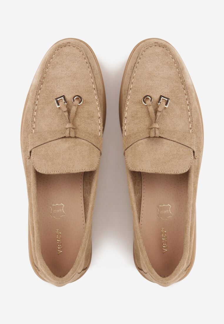 Mocasini Bej închis 6