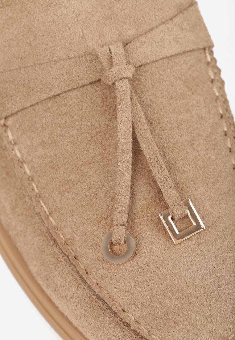 Mocasini Bej închis 8