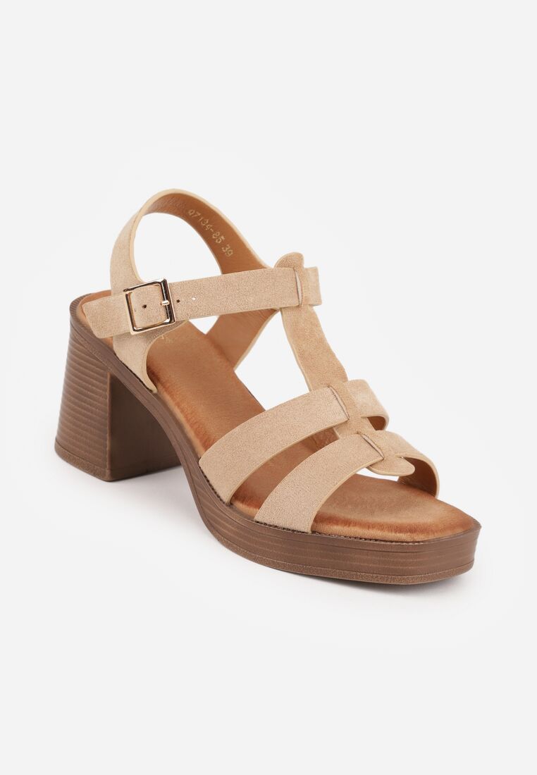 Sandale Bej închis 5