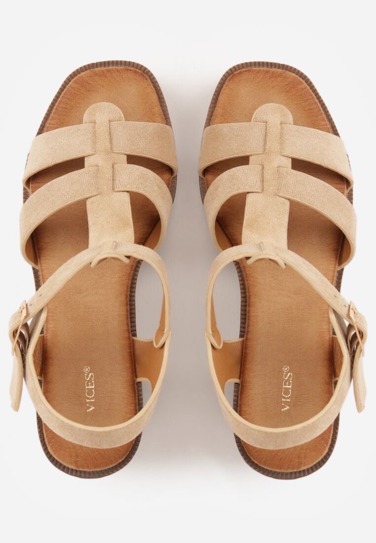 Sandale Bej închis 6