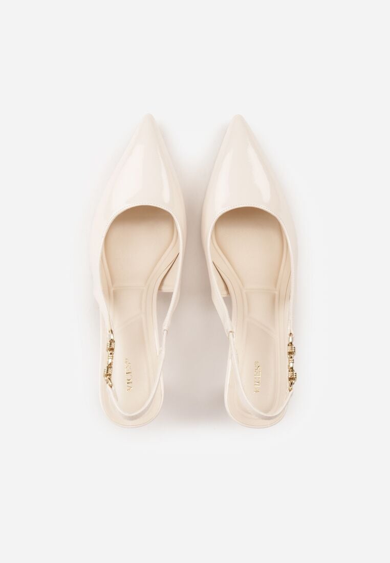Pantofi stiletto Bej 6