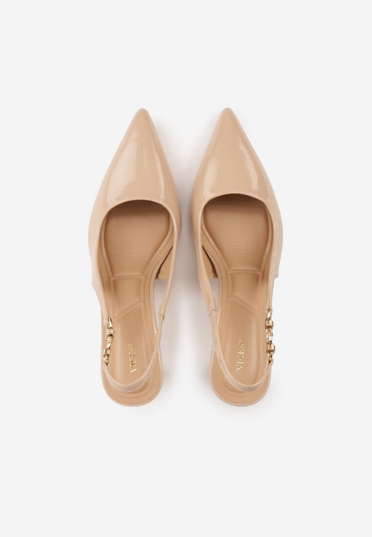 Pantofi stiletto Bej închis 6