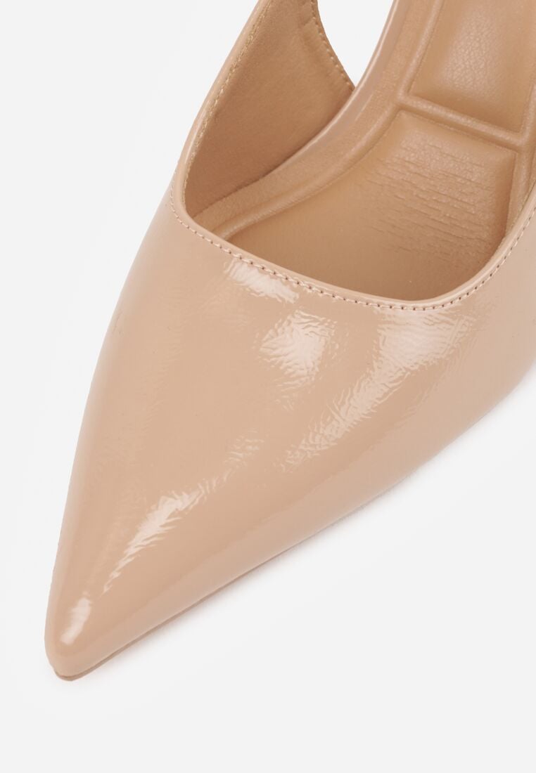 Pantofi stiletto Bej închis 8