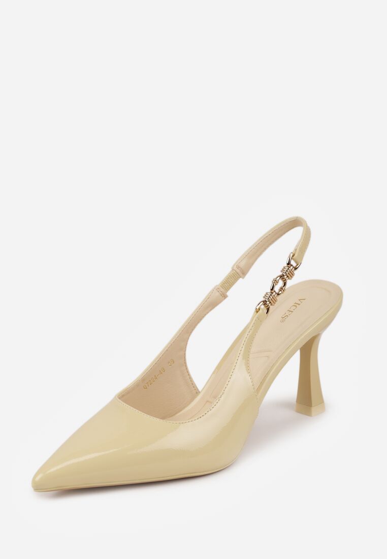 Pantofi stiletto Galbeni 5