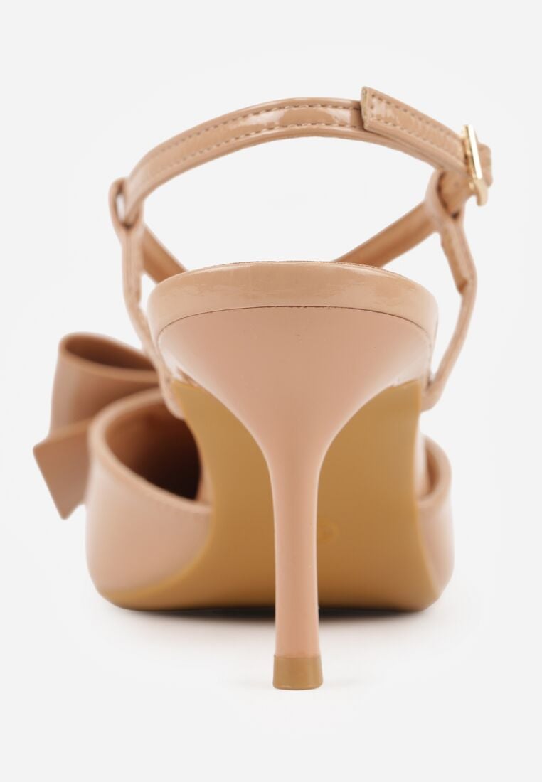 Pantofi stiletto Bej închis 8