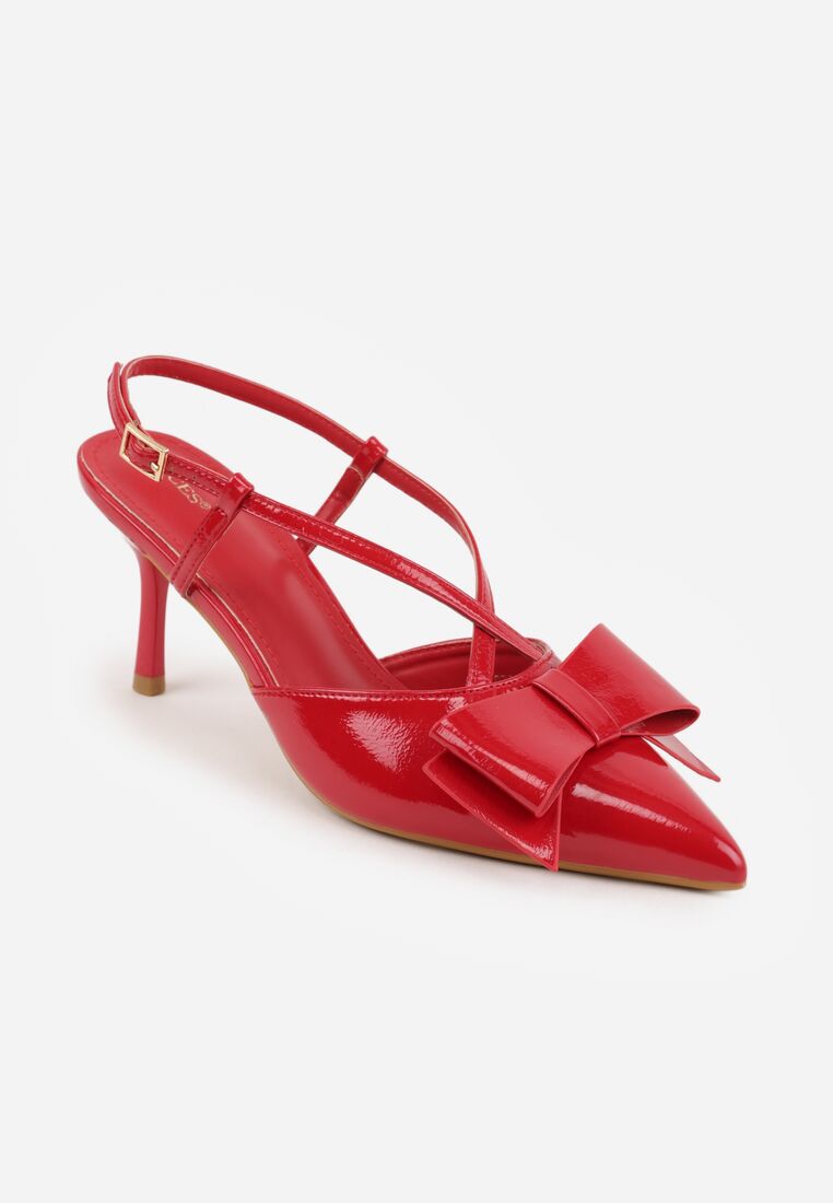 Pantofi stiletto Roșii 5