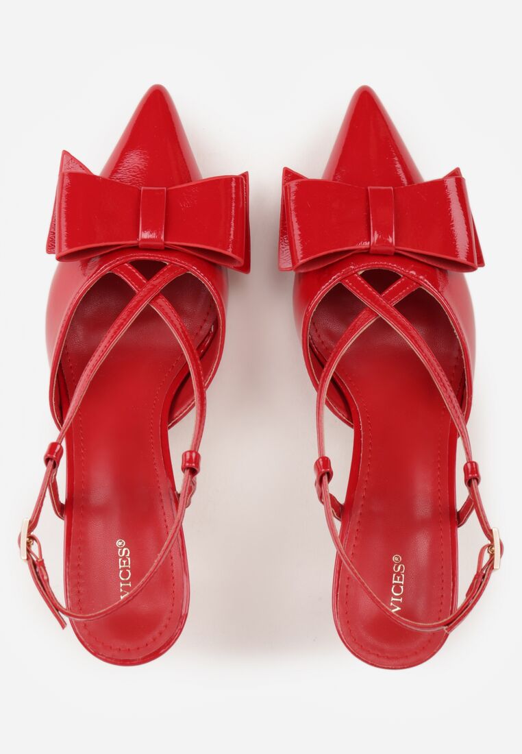 Pantofi stiletto Roșii 6