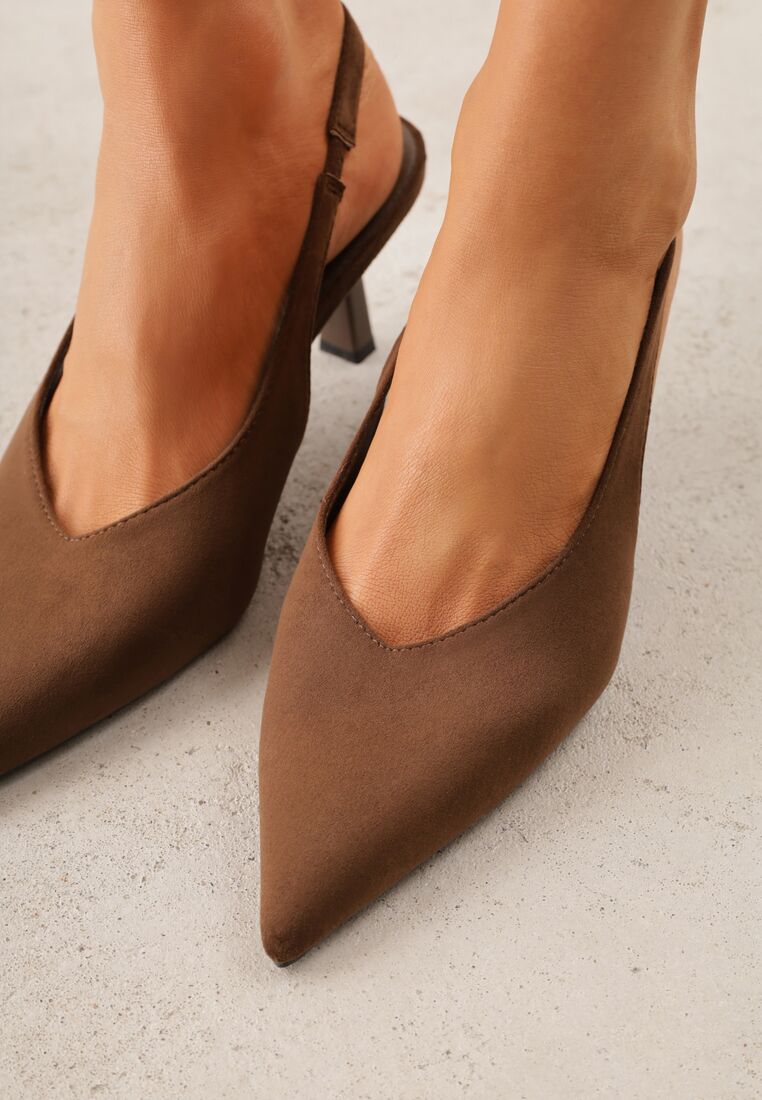 Pantofi cu toc Maro 3