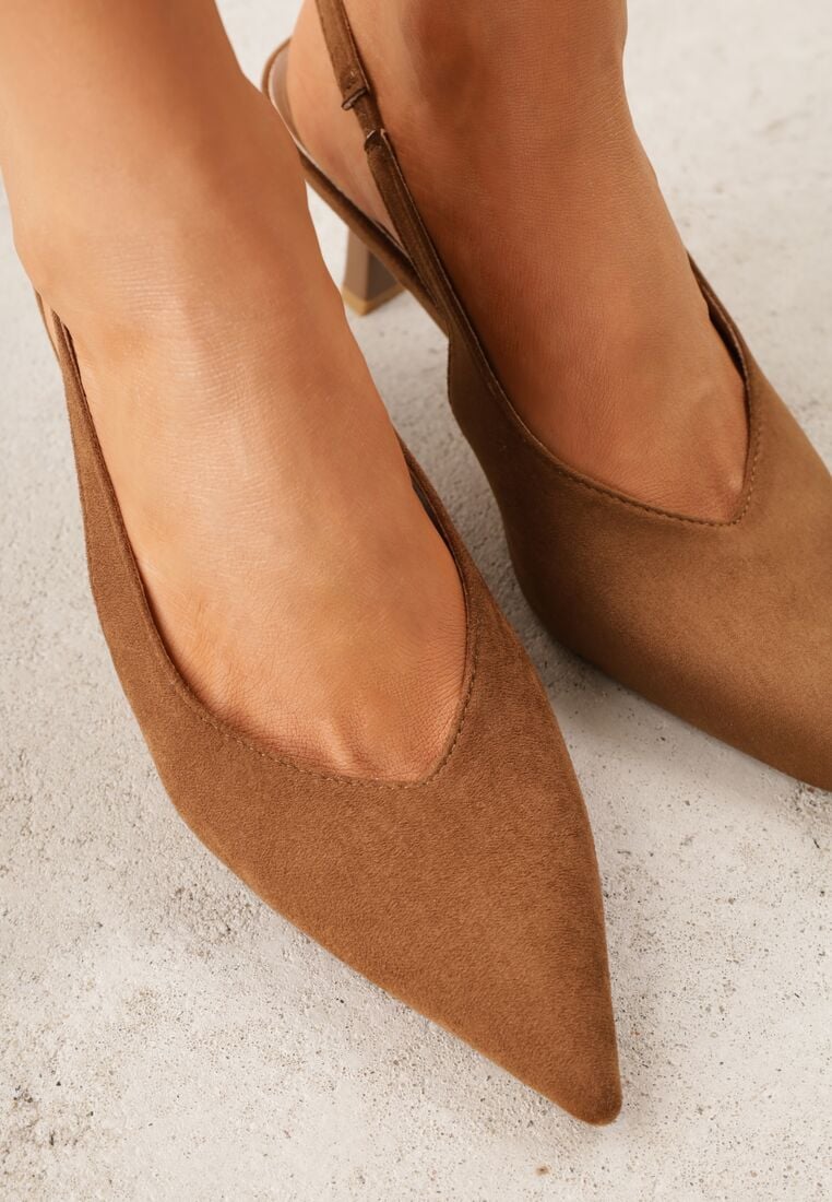 Pantofi cu toc Maro 3