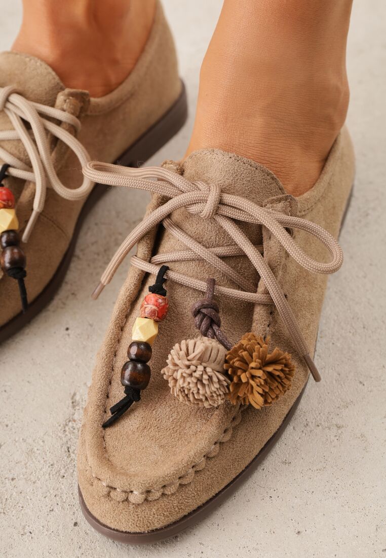 Mocasini Bej închis 3