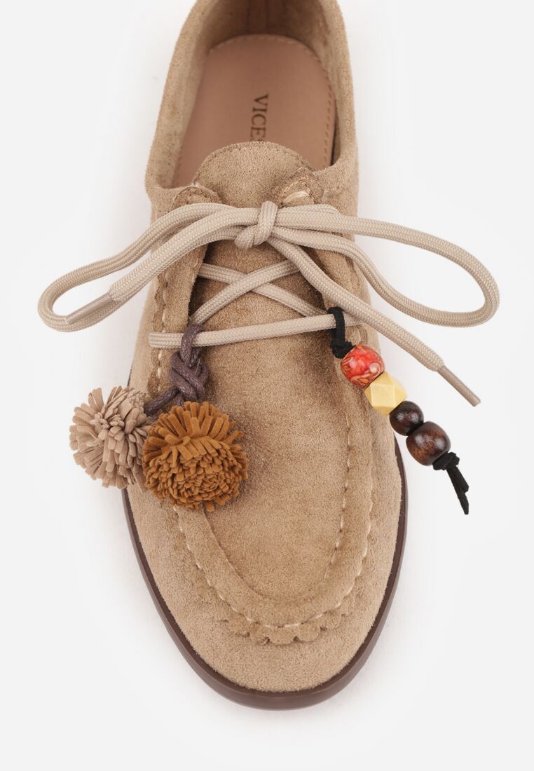 Mocasini Bej închis 8