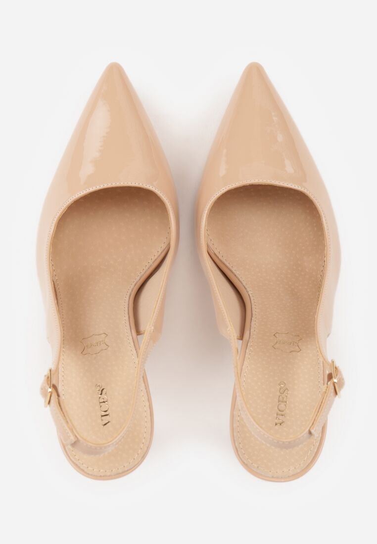 Pantofi stiletto Bej închis 6