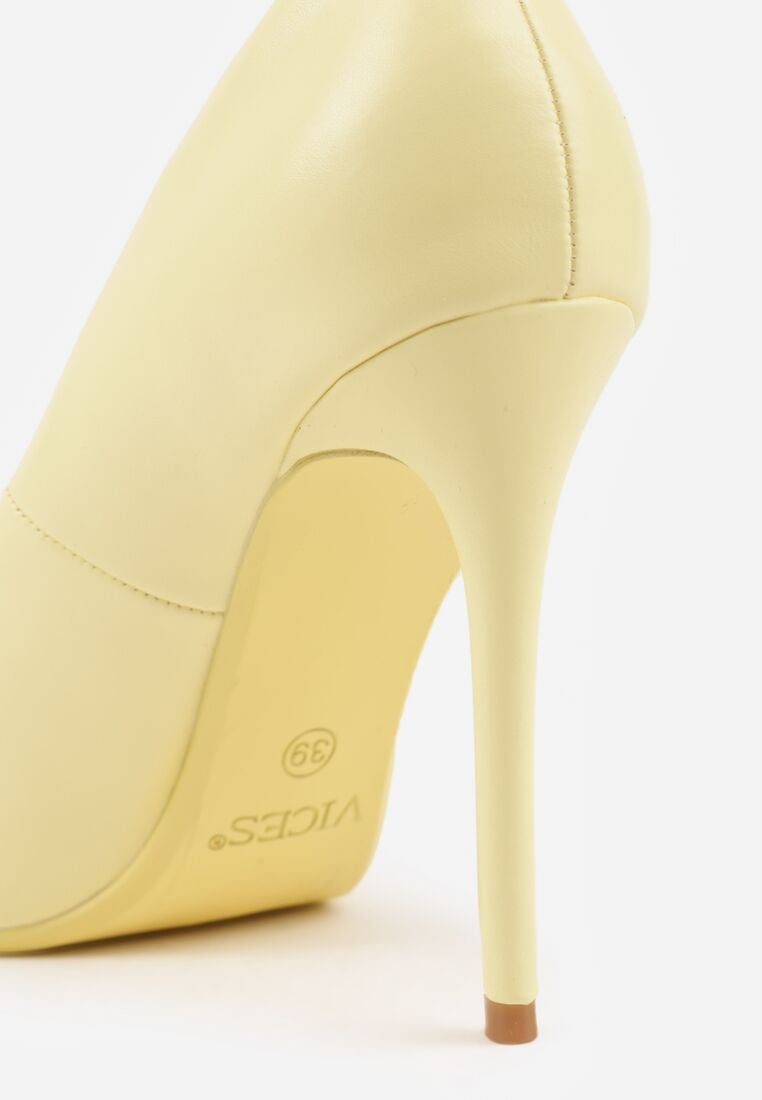 Pantofi stiletto Galbeni 9