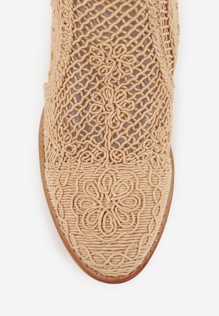 Botine Bej închis 8