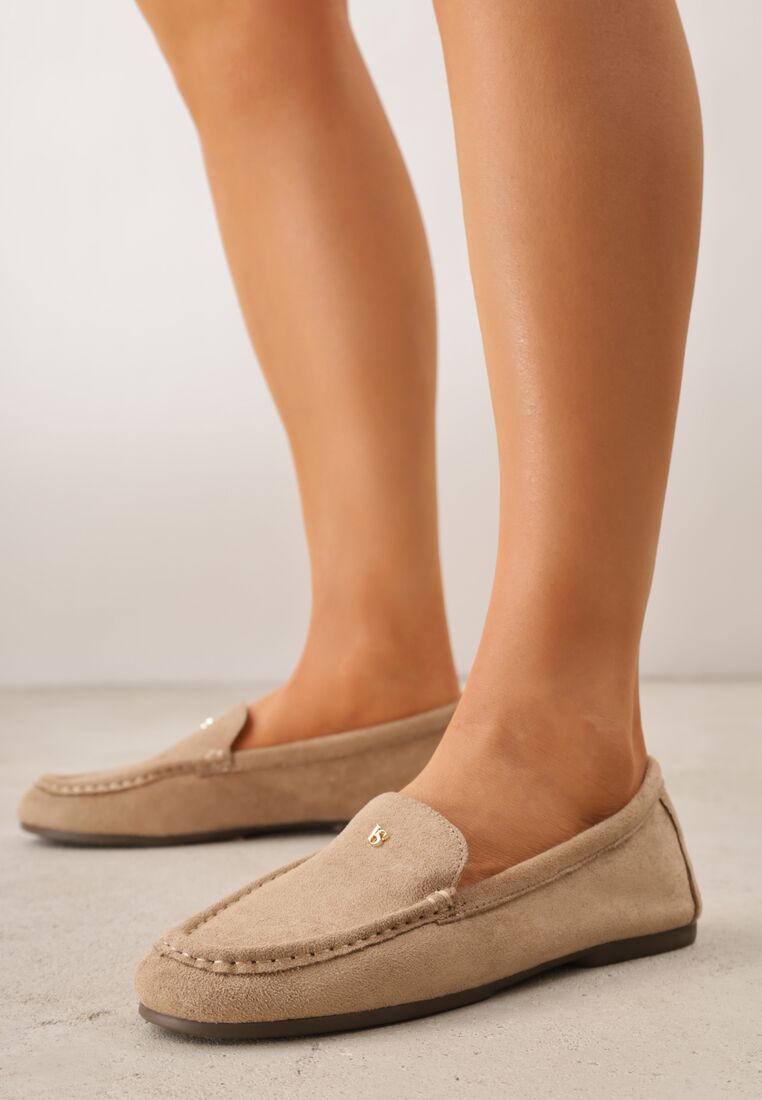Mocasini Bej închis 2